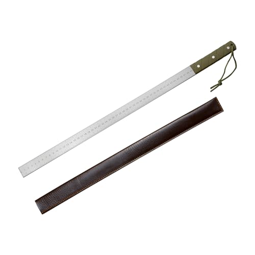 Multifunktionales Lineal mit geraden Kanten, Messwerkzeug, 50 cm, gerade, aus Edelstahl, zur Verteidigung, Edelstahl-Messwerkzeug Multifunktionales Lineal mit geraden Kanten, Messwerkzeug, 50 cm, gerade, aus Edelstahl, zur Verteidigung, Edelstahl-Messwerkzeug von XuQiZZpp