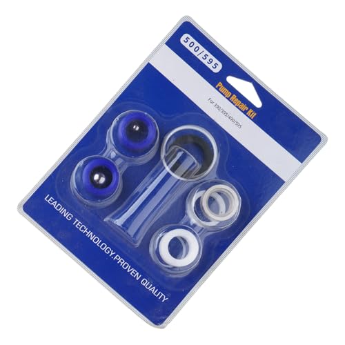 Umfassendes Pumpen Reparaturset Stabile Pumpen Reparatur Packset Hochdruckreiniger Zubehör Einfache Installation für Sprühgeräte Farbsprüher Wartungsset von XuQiZZpp