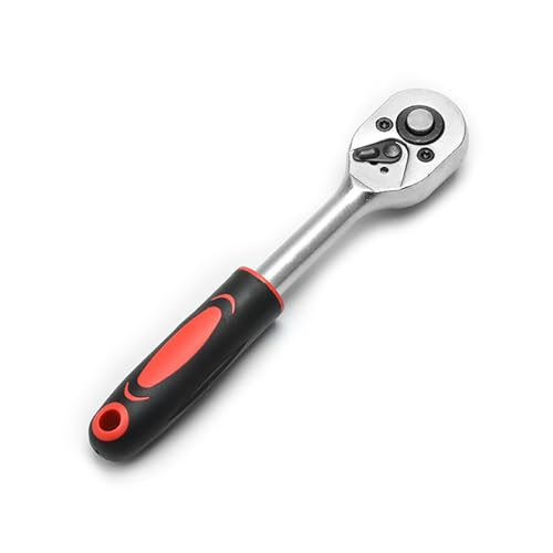 XuQiZZpp 24-Zahn-Schnellspann-Steckschlüssel-Griff, Hartstahl, 1/4-Zoll-Antrieb, Elektrikerschlüssel, Autoreparatur, Garage, Zwei-Wege-verstellbarer Ratschenschlüssel XuQiZZpp 24-Zahn-Schnellspann-Steckschlüssel-Griff, Hartstahl, 1/4-Zoll-Antrieb, Elektrikerschlüssel, Autoreparatur, Garage, Zwei-Wege-verstellbarer Ratschenschlüssel von XuQiZZpp