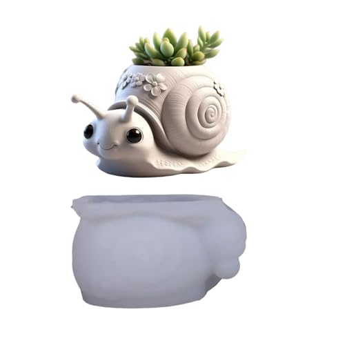 XuQiZZpp Einzigartiges Schnecken-Design, Silikon-Bastelform für handgefertigte Stifthalter, Blumentöpfe und einzigartige Kreationen XuQiZZpp Einzigartiges Schnecken-Design, Silikon-Bastelform für handgefertigte Stifthalter, Blumentöpfe und einzigartige Kreationen von XuQiZZpp