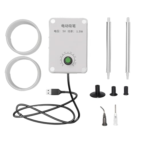 XuQiZZpp Elektrischer Vakuum-Stift mit einstellbarer Saugkraft für IC-CPU-Chip, mit USB-Netzteil, 1/2/3/4-Saugnapf, optional, hohe Kraft von XuQiZZpp