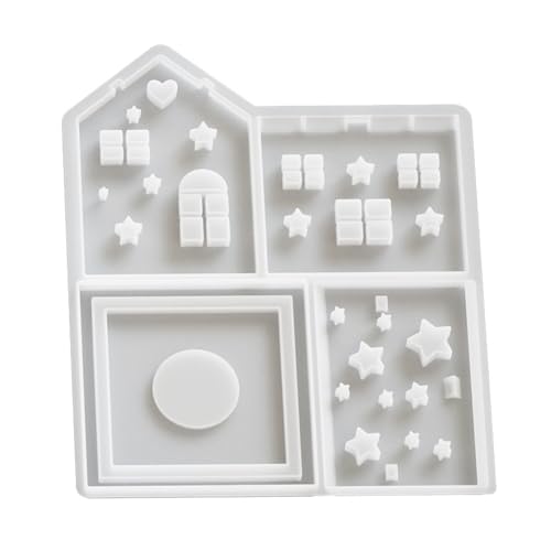 XuQiZZpp Home Decors Silikonformen Hausform Harz Handwerk Formen Ornament Formen Silikon Dekorative Formen zum Basteln XuQiZZpp Home Decors Silikonformen Hausform Harz Handwerk Formen Ornament Formen Silikon Dekorative Formen zum Basteln von XuQiZZpp