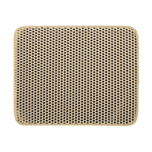 XuQiZZpp Katzenstreu Fangmatte, ausgehöhlt, doppellagig, verschiedene Größen, ausgehöhlt, für saubereren Boden, Katzentoilette XuQiZZpp Katzenstreu Fangmatte, ausgehöhlt, doppellagig, verschiedene Größen, ausgehöhlt, für saubereren Boden, Katzentoilette von XuQiZZpp