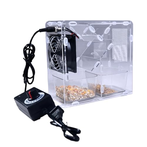 XuQiZZpp Vogelfuttermaschine Acryl Shell Splitter Einstellbare Geschwindigkeit Ventilator Abnehmbar Waschbar für schnelles und effizientes Schälen von XuQiZZpp