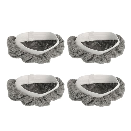 XuQiZZpp Waschbare, wiederverwendbare Dampfreiniger-Pads für Handdampfreiniger, Mikrofasertücher für verschiedene Oberflächen, 4 Stück XuQiZZpp Waschbare, wiederverwendbare Dampfreiniger-Pads für Handdampfreiniger, Mikrofasertücher für verschiedene Oberflächen, 4 Stück von XuQiZZpp