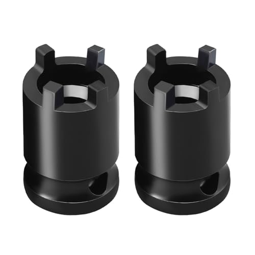 XuQiZZpp Winkelschleifer-Aufsatz, 1,27 cm Stecknuss-Adapter-Treiber für 100-mm-Schleifmaschinen, Schraubenschlüssel, feste Griffe, 2 Stück von XuQiZZpp