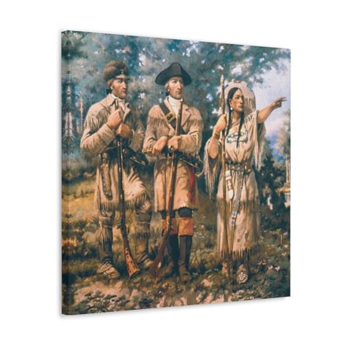 Charles Marion Russell Wandkunstdrucke, Gemälde, Poster, Lewis & Clark bei drei Gabeln, Leinwand, Wandkunst, dekorativ, Schlafzimmer, moderner Druck, Bild, Kunstwerke, Rahmen, 70 x 70 cm Charles Marion Russell Wandkunstdrucke, Gemälde, Poster, Lewis & Clark bei drei Gabeln, Leinwand, Wandkunst, dekorativ, Schlafzimmer, moderner Druck, Bild, Kunstwerke, Rahmen, 70 x 70 cm von XuXueCC