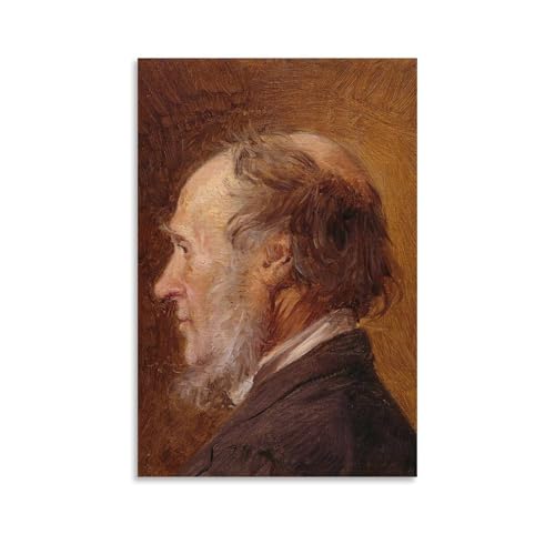 XuXueCC Adolph Tidemand Wandkunstdrucke, Gemälde, Poster, Portrait von Simon Toldstad. Studie (1869) Kunstwerke auf Leinwand, ästhetische Wandkunstdrucke, Heimdekoration, moderne Dekoration, ungerahmt von XuXueCC