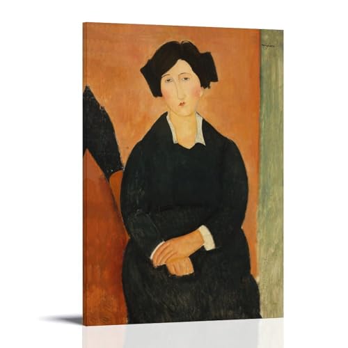 XuXueCC Amedeo Modigliani Wandkunstdrucke, Gemälde, Poster, italienische (1917), Wandkunst, ästhetisches Leinwandgemälde, Bild, Wohnzimmer-Dekor, Wohnrahmen, 30 x 45 cm von XuXueCC