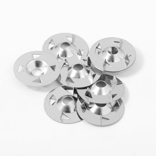 Xuanmaea 100 Stück verzinkter Stahl, einfache 4-polige Isolierung, Nagelreiniger, geeignet für Nagelreiniger von Gipskarton, extrudierte Platten und Isolierplattenbefestigung, Rückwand von Xuamaea