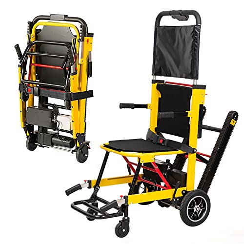 Elektrischer Rollstuhl-Treppenlift, zusammenklappbarer Treppensteiger-Rollstuhl für behinderte ältere Menschen, Mobile tragbare Treppen-Rollstuhllifte können Treppen hinauf- und hinunterfahren, Tragf von XuanDaBaiHuo