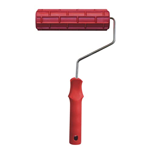 17,8 cm Muster Farbroller Zeichnen Gummi Konstruktionswerkzeug Tragbarer Prägezylinder Stempel Dekorativer Pinsel Imitat Pinsel Kunst Roller Pinsel Wagen Werkzeug Textur für Wand Imitation von Xuancai