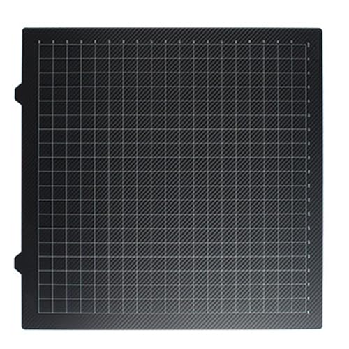 430 x 430 mm, kohlenstofffaserverstärktes Stahlblech, magnetische Federstahldruckplattform für Ingenieurprojekte, leichte Kohlefaser von Xuancai