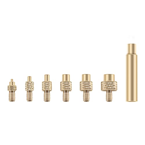 7-in-1 M2 M3 M4 M5-M6-M8 Messing 3D-Drucker-Teil Heißschmelz-Rändel-Spritzguss eingebettete Metall-Einsatzmutter-Kit von Xuancai