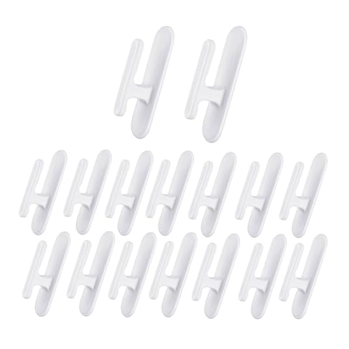 8/10/12/16 Stück Praktische selbstklebende Vorhangschnur Wrap Cleat Set Vielseitige Halter-Kits für Fenstervorhänge Jalousien Schnur Selbstklebende Haken für Wandschnur Komplettset für von Xuancai