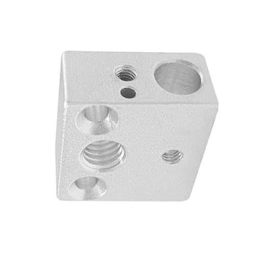 Aktualisierter Heizblock aus Aluminium für MK8 Extruder, Metall-Hotend für Drucker, einfache Installation, Hotend für hohe Temperaturen, Kupfer-Heizblock von Xuancai