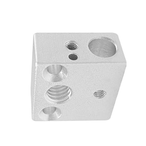 Aktualisierter Heizblock aus Aluminium für MK8 Extruder, Metall-Hotend für Drucker, einfache Installation, Hotend für hohe Temperaturen, Kupfer-Heizblock von Xuancai