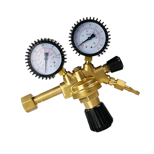 Argon Meter Kohlendioxid-Messgerät Schweißdruckminderer W21.8 Gewinde Druckminderer bis 300bar Industrieregler von Xuancai