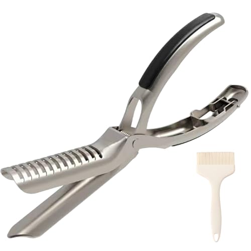 BBQ Rib Preps Tool With Comfortable Grip Metal Rib Preps Clamp Grilling Tool Rib Membrane Remover Tool Guide With Brush BBQ Rib Preps Tool With Comfortable Grip Metal Rib Preps Clamp Grilling Tool Rib Membrane Remover Tool Guide With Brush von Xuancai