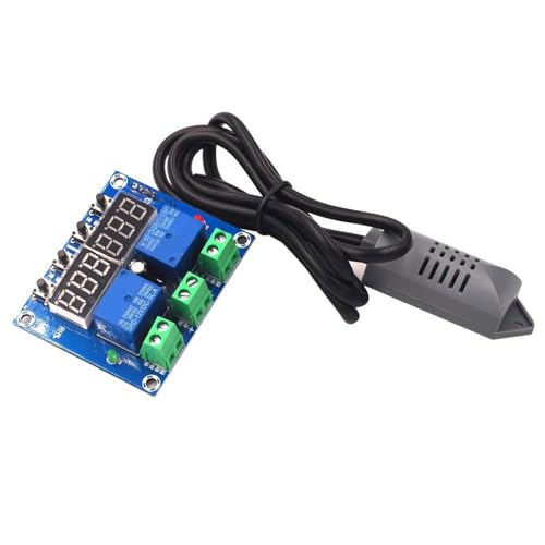 Digitale Anzeige Temperatur Luftfeuchtigkeit Controller Relais Modul Thermostat Modul Thermometer Hygrometer Steuermodul von Xuancai