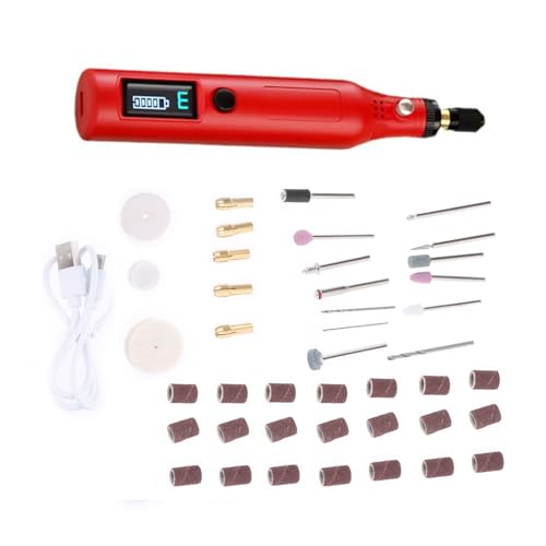 Digitale elektrische Miniatur-Schleifmaschine, tragbares Gravier-Set für Handwerker, Modellreparatur, Metallpolieren, Schnitzen, 43 x Schmuckpoliergeräte Digitale elektrische Miniatur-Schleifmaschine, tragbares Gravier-Set für Handwerker, Modellreparatur, Metallpolieren, Schnitzen, 43 x Schmuckpoliergeräte von Xuancai