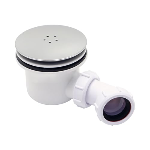 Duschwannenablauf aus gebürstetem Metall, stilvoll und langlebig, für 90 mm große Löcher, universelle Kompatibilität, Duschabfluss von Xuancai