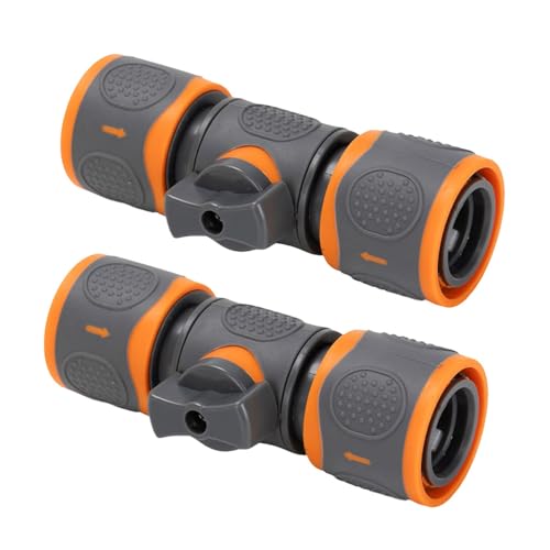 Gartenschlauch-Schnellanschlussadapter, 2 Stück, ABS-Konstruktion, Doppeldirektionsventile für Outdoor-Wasserwerkzeuge, 2 x ABS-Wasserventile Gartenschlauch-Schnellanschlussadapter, 2 Stück, ABS-Konstruktion, Doppeldirektionsventile für Outdoor-Wasserwerkzeuge, 2 x ABS-Wasserventile von Xuancai