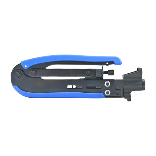 Kohlenstoffstahl Kompression Draht Crimper Zange Crimpzange Crimpwerkzeug für RG59 RG6 RG7 RG58 Kabel Koaxialstecker Kabel Koax Kompressionswerkzeug von Xuancai
