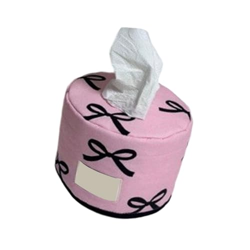 Minimalistischer runder Taschentuchhalter aus Baumwolle für Küche, Badezimmer, Schreibtisch, Aufbewahrung, elegante Stile, Heimdekoration, Geschenk, moderner runder Papierhalter von Xuancai