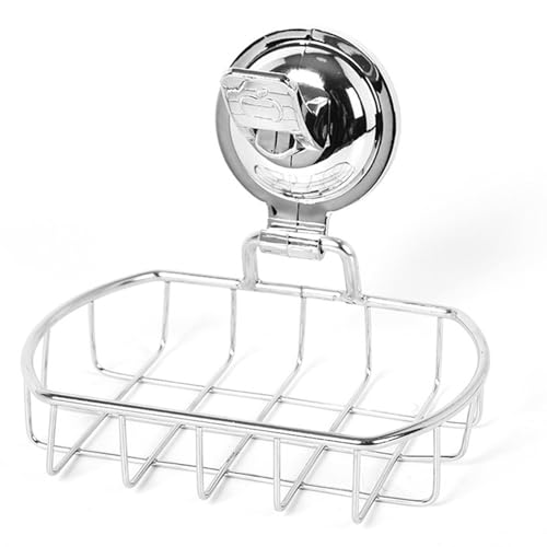 Rostfreier Edelstahl-Seifenhalter, Vakuum-Saugnapfhalterung, Badezimmer, Küche, Aufbewahrungsregal für Schwamm, moderne Edelstahl-Seifenschale Rostfreier Edelstahl-Seifenhalter, Vakuum-Saugnapfhalterung, Badezimmer, Küche, Aufbewahrungsregal für Schwamm, moderne Edelstahl-Seifenschale von Xuancai
