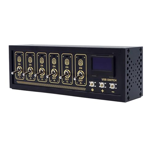 USB-Hubs mit 6 Anschlüssen, unabhängige Schalter, Splitter, Erweiterungslaufwerke, Gehäuse, tragbare Extender-Hubs für Laptop, USB-Erweiterung von Xuancai