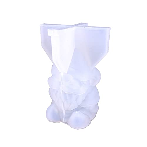 Weihnachtsmann-Silikonform aus Kunstharz, Weihnachtsschmuck, Epoxid-Form zum Gießen, Heimdekorationen, Weihnachtsbedarf, Formen und Blumen von Xuancai