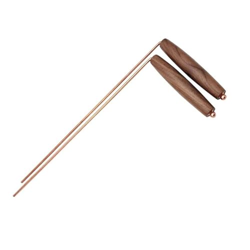 Wünschelrute mit ergonomischem Walnuss-Griff Stick Set für Wasser Witching Evil Paranormal Investigations Paranormal Investigation Tool von Xuancai