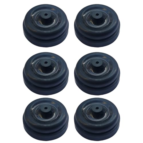 Xuancai 6 Stück Aquarien Luftpumpen Membranen Ersatz Gummi Silikon Becher Teil für Aquarien Sauerstoffpumpen Zubehör Aquarien Sauerstoff Silikonmembran von Xuancai