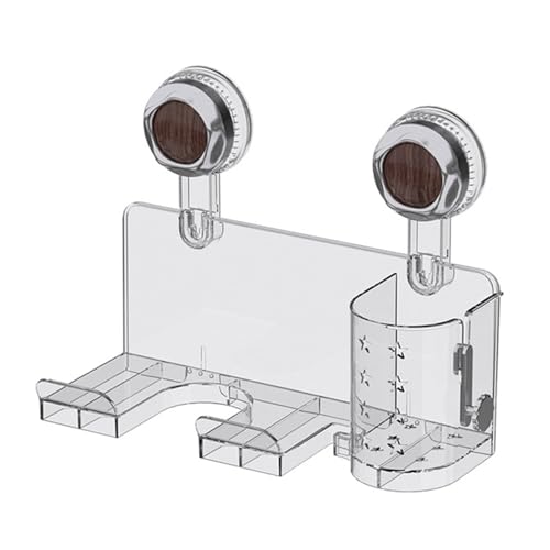 Xuancai Badezimmer-Wand-Organizer für Haartrockner, Styling-Werkzeug, Saugnapf-Befestigungssysteme, hitzebeständiger Kunststoff-Metallrahmen, Badezimmer-platzsparendes Regal Xuancai Badezimmer-Wand-Organizer für Haartrockner, Styling-Werkzeug, Saugnapf-Befestigungssysteme, hitzebeständiger Kunststoff-Metallrahmen, Badezimmer-platzsparendes Regal von Xuancai