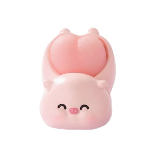 Xuancai Charm-Figur, springender Tier, Hintern, Schreibtisch-Dekoration, elastisch, Kunstharz-Kunstwerk für Charm, Heimakzente, Ornamente, Kinder-Touch-Steuerung von Xuancai