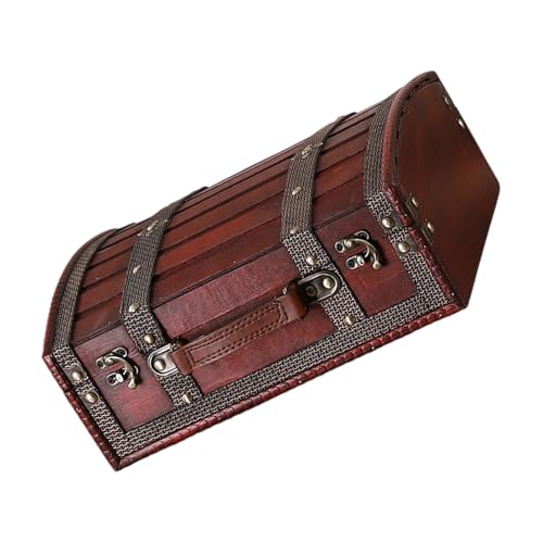 Xuancai Dekorative Holztruhe mit Zahlenschloss, ideal für geheime Verstauungen und Präsentationslösung, Schmuckaufbewahrungslösung Xuancai Dekorative Holztruhe mit Zahlenschloss, ideal für geheime Verstauungen und Präsentationslösung, Schmuckaufbewahrungslösung von Xuancai