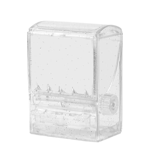 Xuancai Dekorative Zahnstocherhalter-Box, transparent, Kunststoff, Zahnstocherspender, Box für Zuhause und Büro, Geschenk-Set von Xuancai
