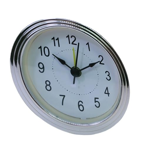 Xuancai Dekoratives 78 mm Schlummeruhr-Uhrwerk mit arabischen oder römischen Ziffern, runder Uhreneinsatz, Reparatur-Ersatz, arabische römische Ziffern Xuancai Dekoratives 78 mm Schlummeruhr-Uhrwerk mit arabischen oder römischen Ziffern, runder Uhreneinsatz, Reparatur-Ersatz, arabische römische Ziffern von Xuancai