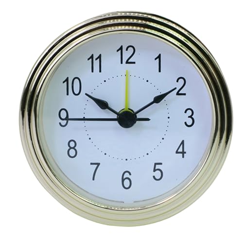 Xuancai Dekoratives 78 mm Schlummeruhr-Uhrwerk mit arabischen oder römischen Ziffern, runder Uhreneinsatz, Reparatur-Ersatz, arabische römische Ziffern Xuancai Dekoratives 78 mm Schlummeruhr-Uhrwerk mit arabischen oder römischen Ziffern, runder Uhreneinsatz, Reparatur-Ersatz, arabische römische Ziffern von Xuancai
