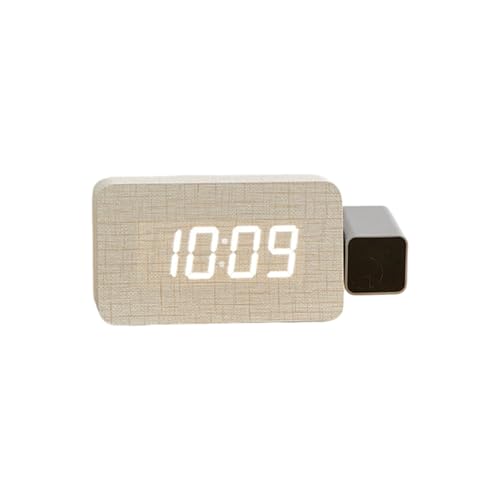 Xuancai 【Digitaler Projektionswecker für Schlafzimmer】 180 ° drehbare Decken-Anzeige, lauter Alarm, Nachtlicht & Daten, Projektionswecker von Xuancai