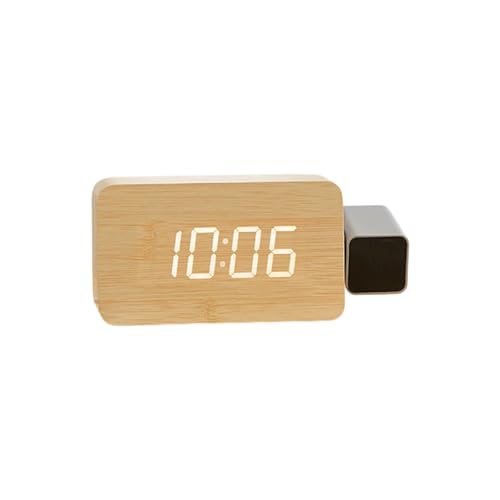 Xuancai 【Digitaler Projektionswecker für Schlafzimmer】 180 ° drehbare Decken-Anzeige, lauter Alarm, Nachtlicht & Daten, Projektionswecker von Xuancai