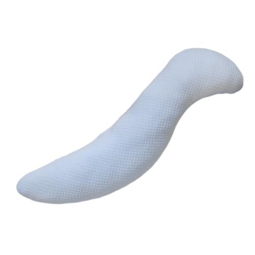 Xuancai Hypoallergenes Schwangerschaftskissen, 80 cm Länge, ergonomische Unterstützung für Erwachsene und Kinder, waschbare Stoffbezüge, hypoallergen, Kissen zum Schlafen von Xuancai