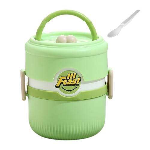 Xuancai Isolierter Lebensmittelbehälter aus Edelstahl mit herausnehmbaren Fächern, ideal für Reisen und Arbeit, reisefreundlich, isolierte Bentos-Box Xuancai Isolierter Lebensmittelbehälter aus Edelstahl mit herausnehmbaren Fächern, ideal für Reisen und Arbeit, reisefreundlich, isolierte Bentos-Box von Xuancai