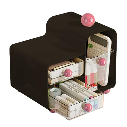 Xuancai Kaffeekapsel-Box mit Schublade, Kosmetik-Halter, Teebeutel, Aufbewahrungslösung für Küchen-Arbeitsplatten und Büro-Schreibtische, Tee-Enthusiasten, Schubladen-Organizer für Zuhause von Xuancai