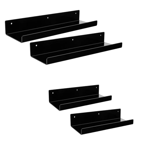 Xuancai Mehrzweck-Bücherregale zum Aufhängen von Büchern und Schallplatten, platzsparend, 4 Stück Xuancai Mehrzweck-Bücherregale zum Aufhängen von Büchern und Schallplatten, platzsparend, 4 Stück von Xuancai