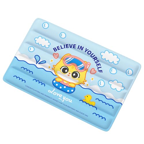 Xuancai Mehrzweck-Kühlmatte für Hunde und Katzen, PVC, kratzfestes Design, Eiskissen für drinnen und draußen, heißes Wetter, Kühlkissen Xuancai Mehrzweck-Kühlmatte für Hunde und Katzen, PVC, kratzfestes Design, Eiskissen für drinnen und draußen, heißes Wetter, Kühlkissen von Xuancai