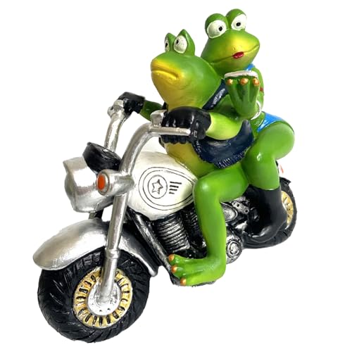 Xuancai Motorrad Reiten Frösche Figur gemischte Materialien künstlerische Bücherregale Skulptur Desktop-Dekoration Akzent Frösche Reiten Motorrad-Skulptur Xuancai Motorrad Reiten Frösche Figur gemischte Materialien künstlerische Bücherregale Skulptur Desktop-Dekoration Akzent Frösche Reiten Motorrad-Skulptur von Xuancai