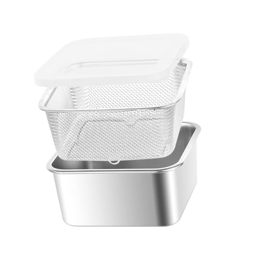 Xuancai Multifunktionale Küchen-Aufbewahrungsbox mit auslaufsicherem Design, ideal für Gemüse, Obst und frittierte Lebensmittel, Obst-Organizer mit Abdeckung von Xuancai