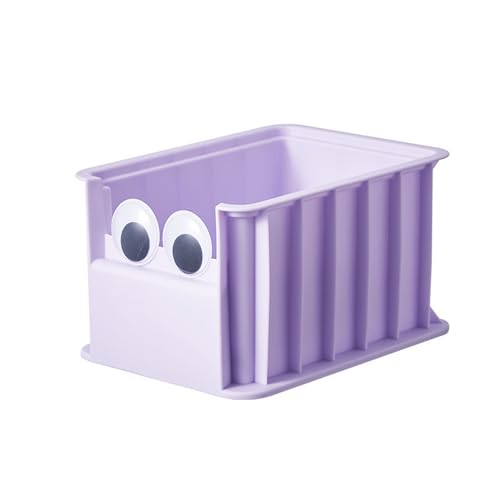 Xuancai Schöne Schreibtisch-Organizer mit großem Auge, Mehrzweck-Design, stapelbar, platzsparend, für Zuhause, Büro, Schule, Zubehör, stapelbarer Schreibtisch-Organizer von Xuancai